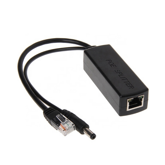 Divisor PoE DC48V a 12V 10/100M – Alimentación a través de Ethernet