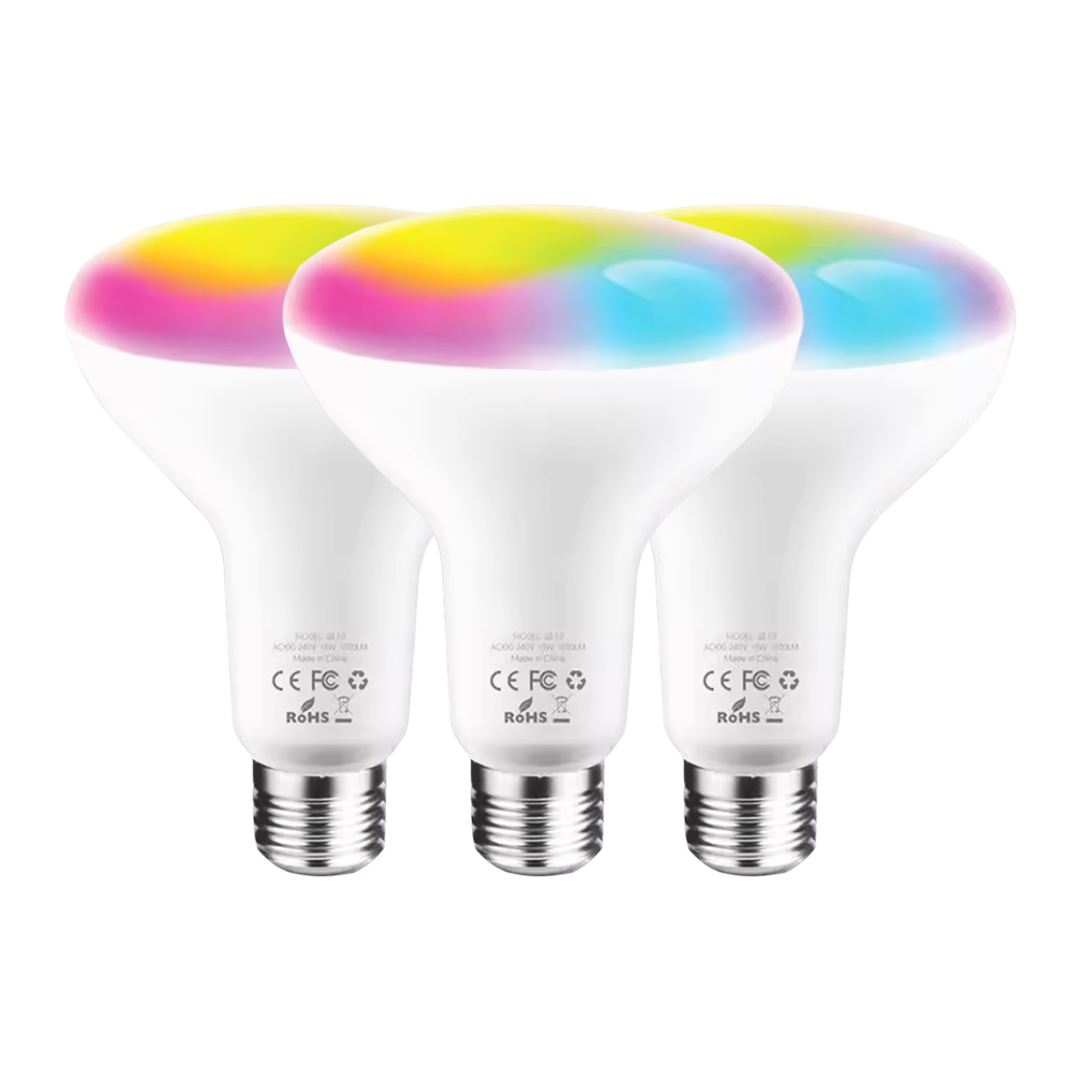 Bombillo LED RGB Inteligente Plus x3