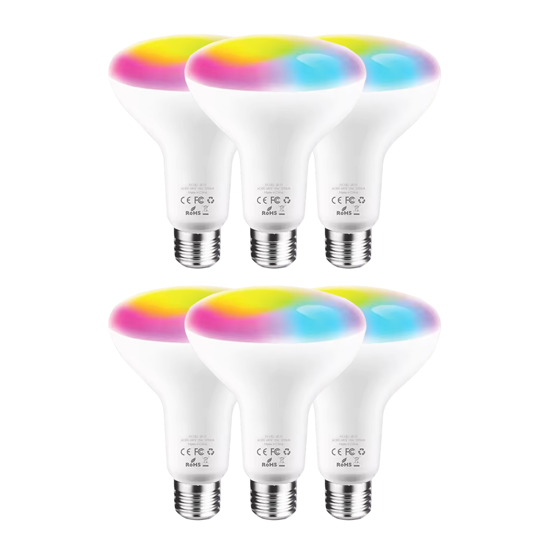 Bombillo LED RGB Inteligente Plus x6