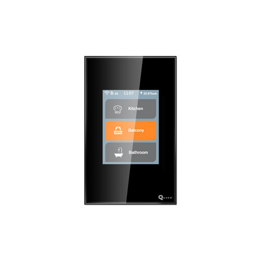 Interruptor Inteligente All-in-One - 3 Botones - Black Edition