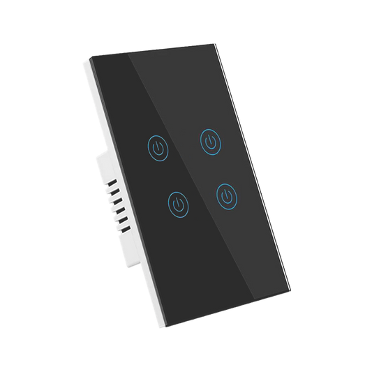 Interruptor de Luz Inteligente - 4 Botones - WiFi + Bluetooth - Space Gray Edition