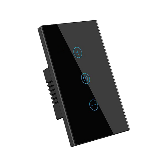 Interruptor de Luz Inteligente - 1 Botón con Dimmer - WiFi + Bluetooth - Black Edition